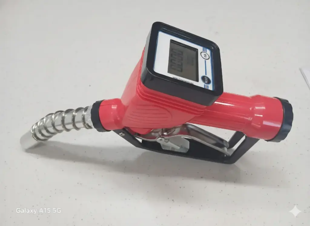 Digital Fuel nozzle with meter